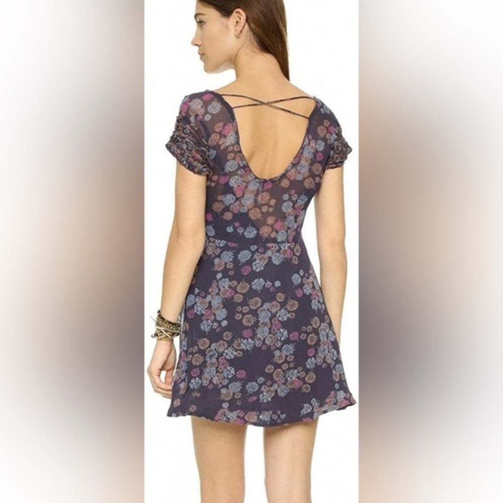NWT Free People Yours Truly Mini Dress Size 10 (flaws)